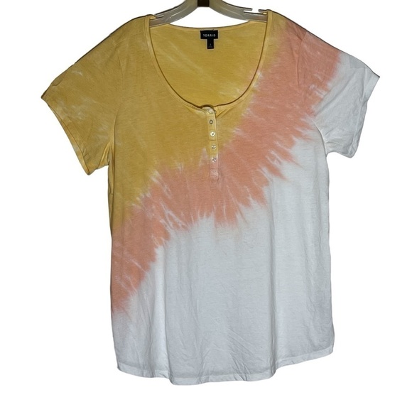 Torrid Classic Fit Triblend Jersey Henley Short Sleeve Tee Women’s Size 3 (3X) - Picture 1 of 10